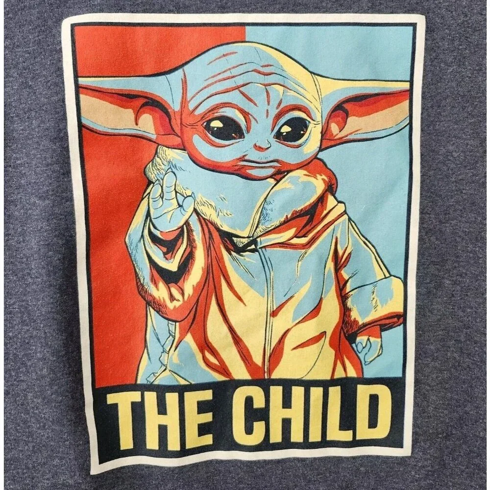 🪻BOGO🪻 Star Wars Boys Small 6-7 Mandalorian Baby Yoda‎ The Child